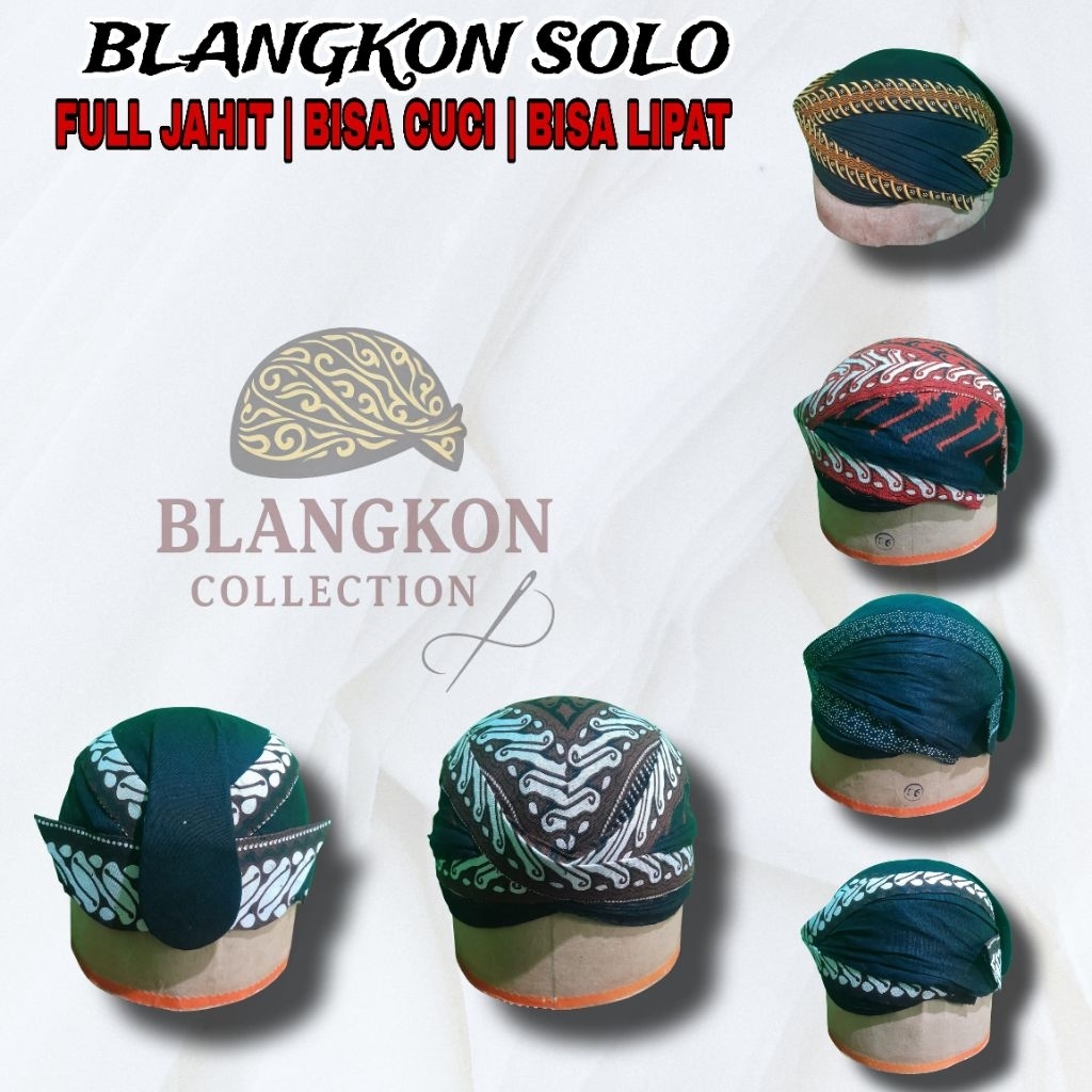 blangkon solo cuci dan lipat