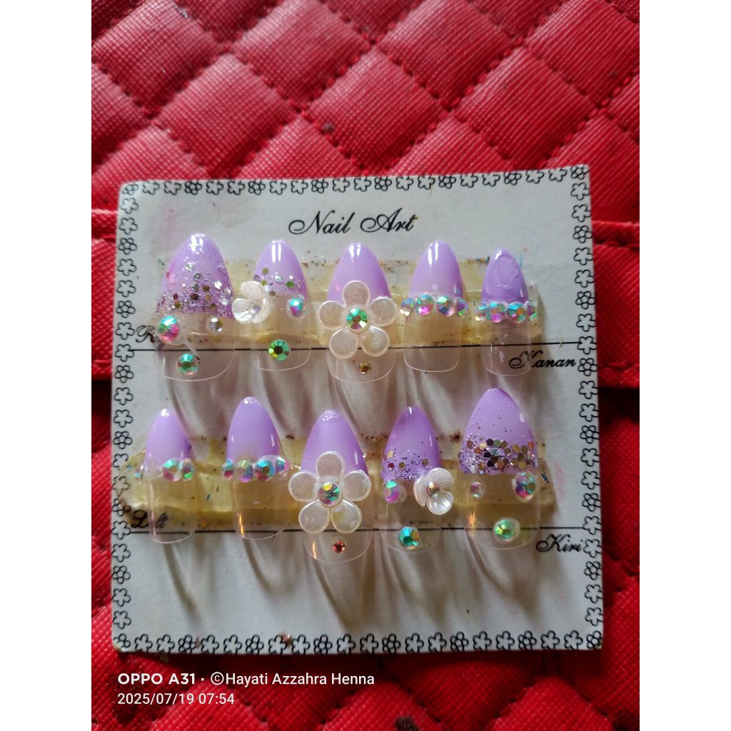 Kuku palsu wedding/kuku palsu wanita/kuku palsu simple