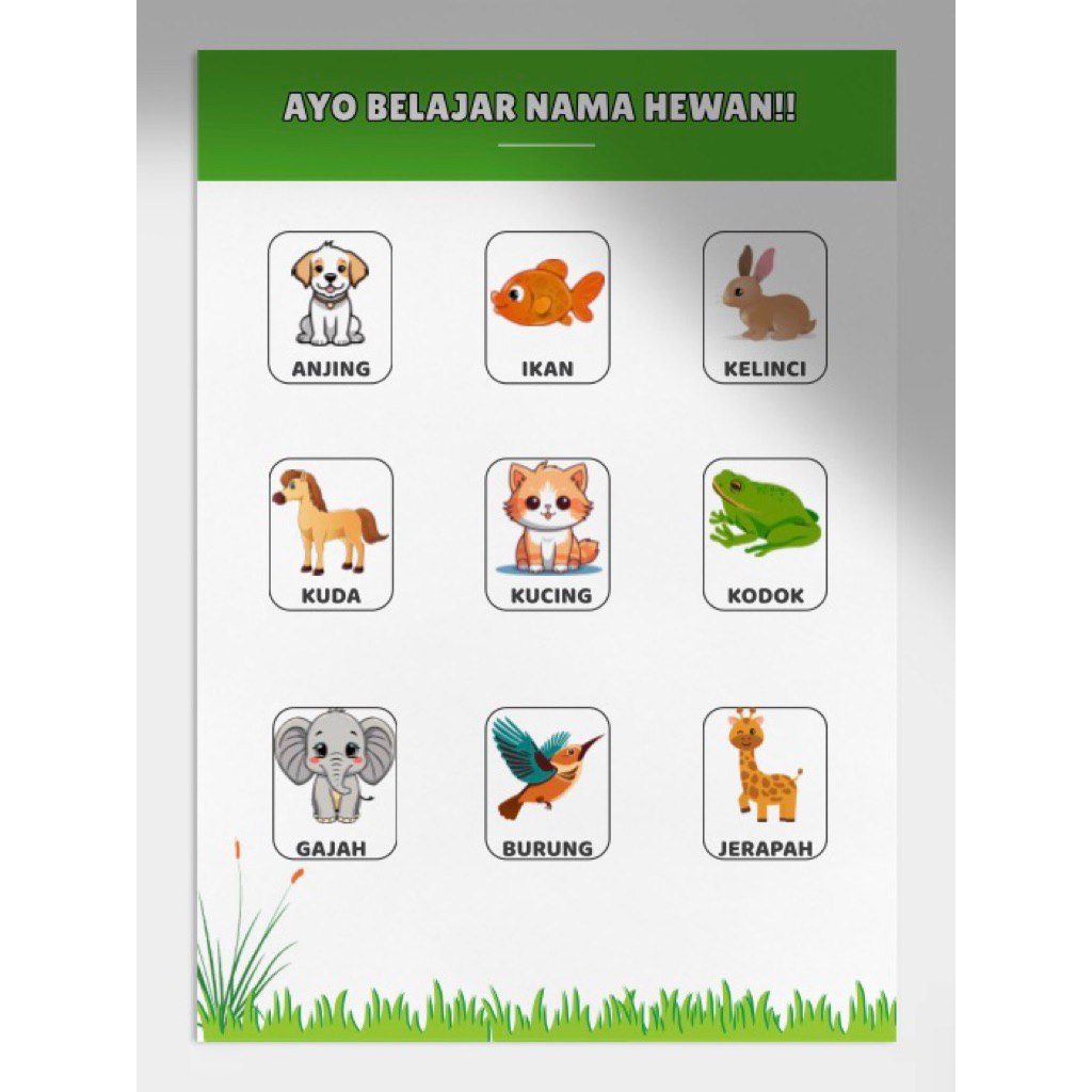 Worksheet/Lembaran Belajar Anak TK-SD
