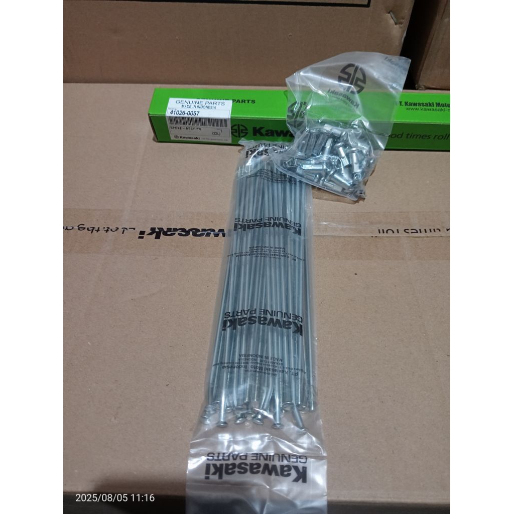 JARI-JARI VELEQ VELEK PELEK VELEG DEPAN KAWASAKI KLX S KLX 150 S LUBANG 28 RING 19 ORIGINAL KAWASAKI