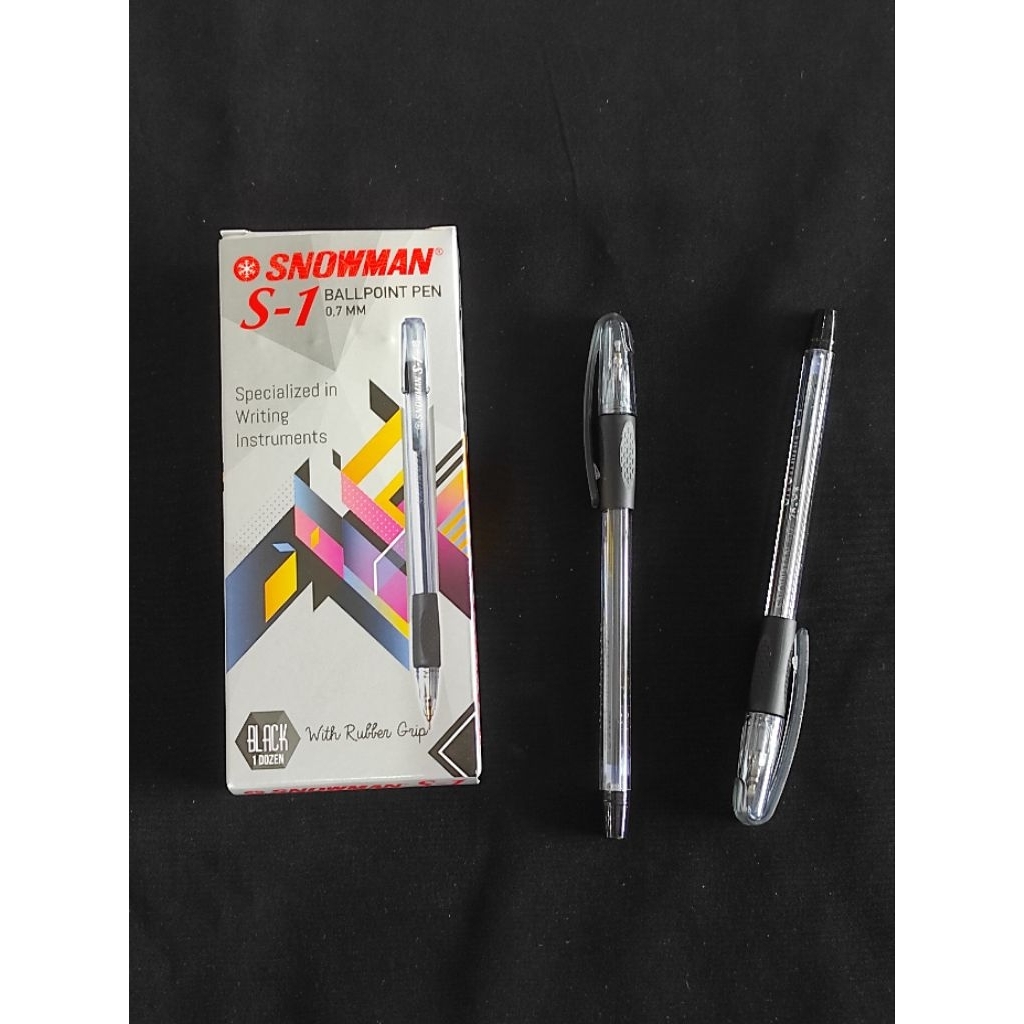 

Snowman Pulpen S1 Hitam(Perlusin)