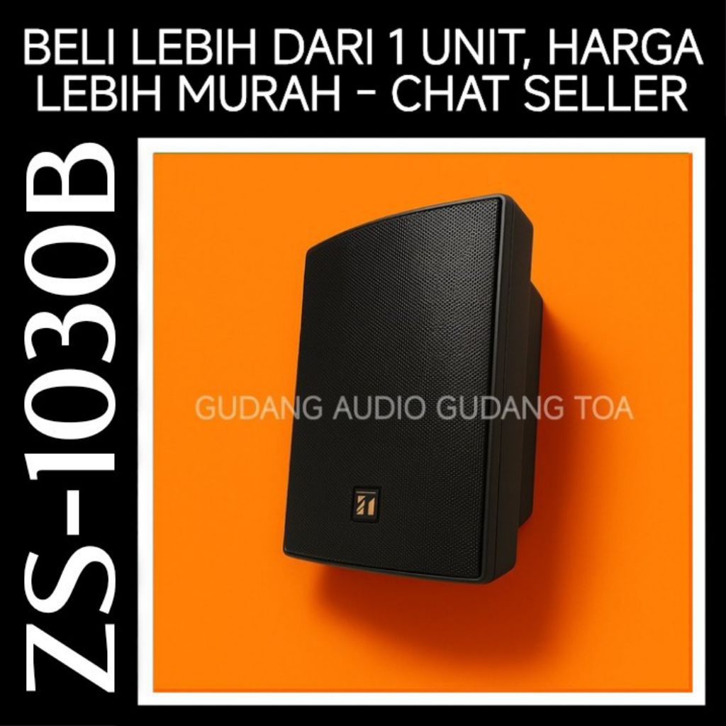 UNIVERSAL SPEAKER TOA ZS-1030B ZS 1030 30 WATT ORIGINAL SPEAKER DINDING TOA SPEAKER MASJID