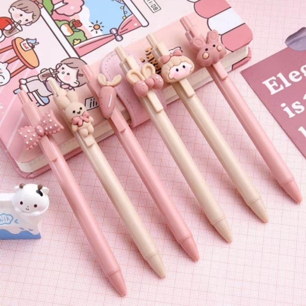 

Pulpen Mekanik Karakter Boneka Lucu(2 PCS) Pulpen Mekanik Karakter Lucu Unik