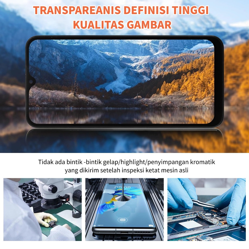 Naysila Naymila Lcd Touchscreen Oppo A1K - Lcd Realme C2 Fullset Original Fullset Asli Original Hp