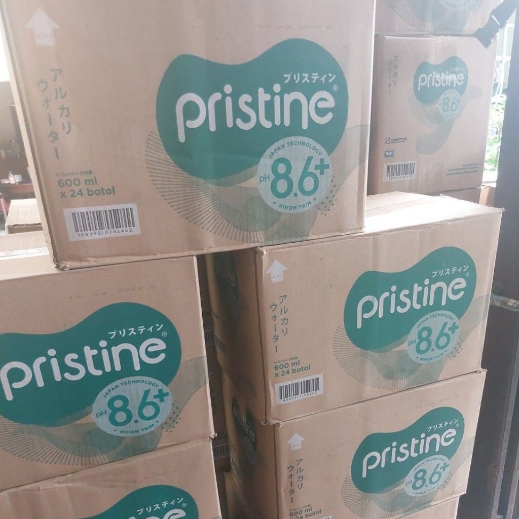 

pristine 600ml per dus isi 24 botol