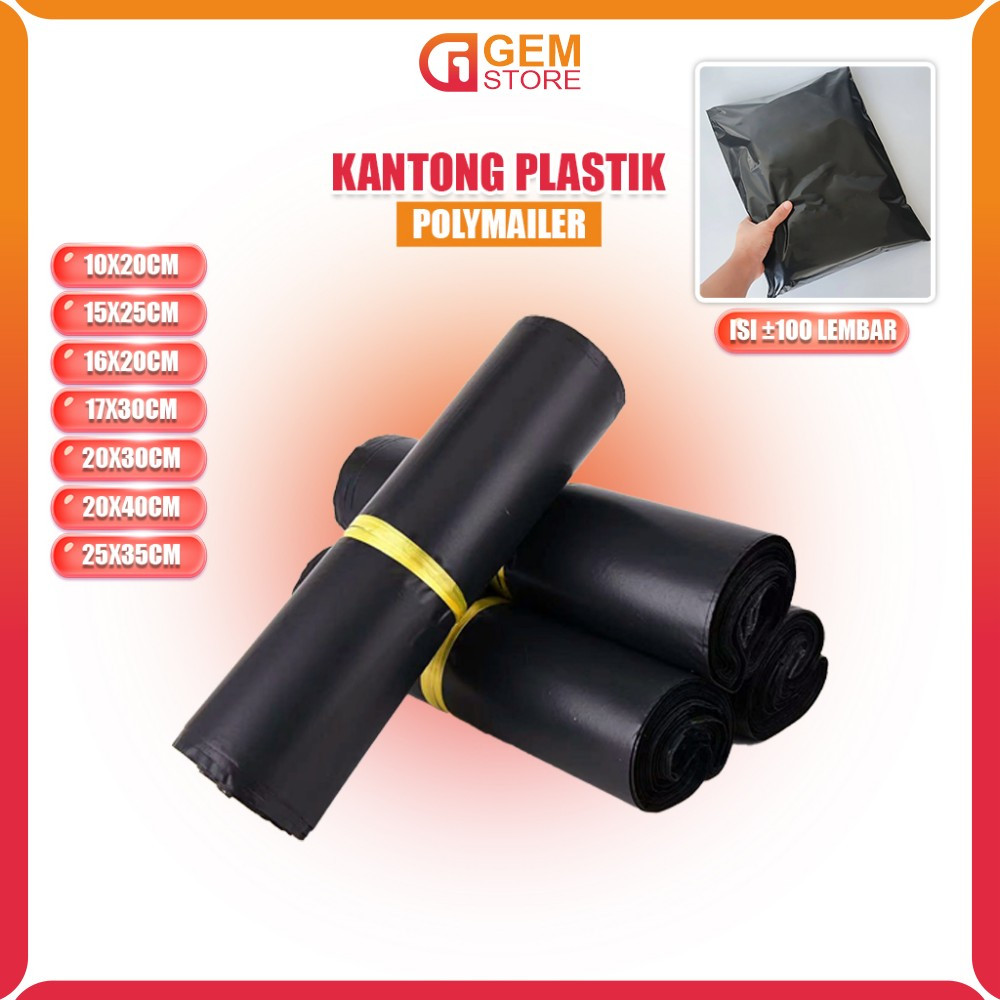 

GROSIR PART 01 Plastik Polymailer Plastic Packing Online Shop Lem Kuat Anti Sobek / Plastik Bungkus Polimeiler Kantong Amplop Packing GEMstores C1367