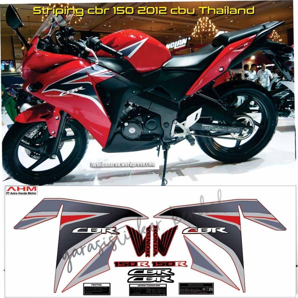 Striping Honda CBR 150 CBU Thailand 2011/2012