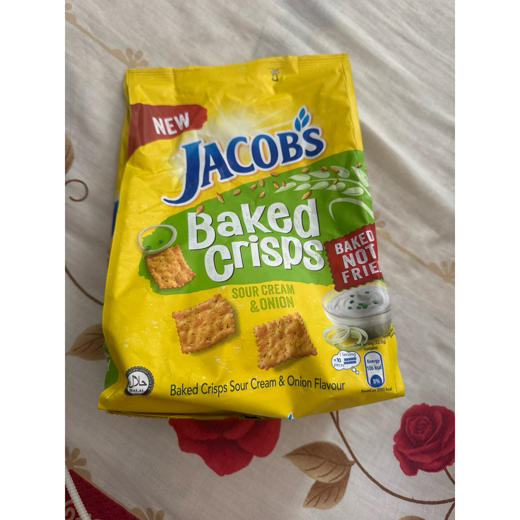 

JACOBS BAKED CRISPS SOUR CREAM & ONION 229gr