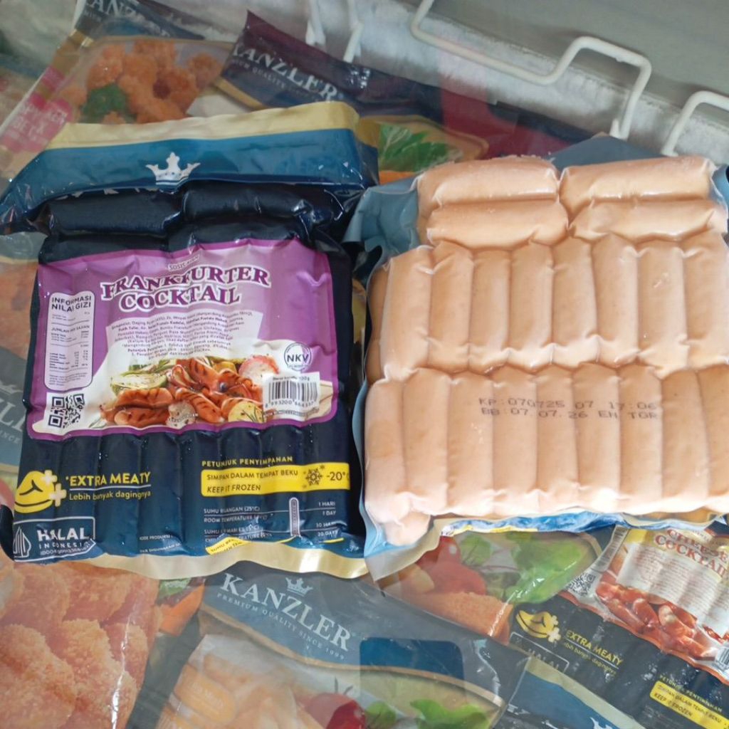 

KANZLER Frankfurter Cocktail 500gr 500 gram "isi ± 42 pcs