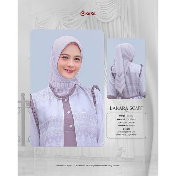 HIJAB LAKARA SCARF BY KEKE
