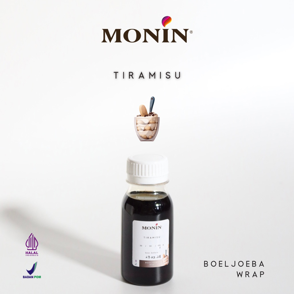 

Monin Tiramisu Syrup Repack [30, 50, 100] g