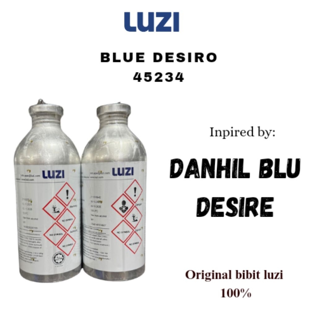 BIBIT BLUE DESIRO LUZI | INSPIRED BY DUNHIL BLU DESIRE | BIBIT 100ML REPACK