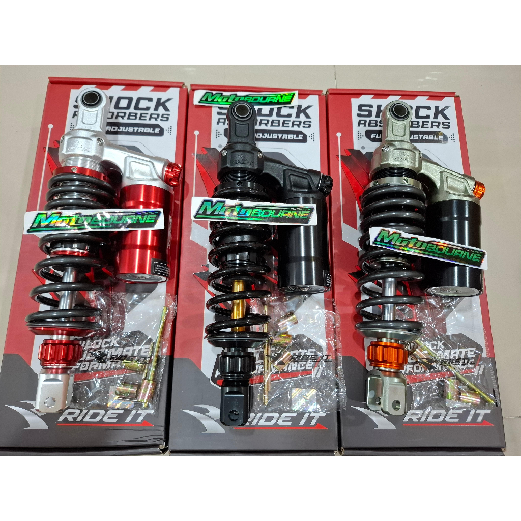 SHOCK SHOCKBREAKER BELAKANG TABUNG ATAS RIDE IT HYPERLOOP MIO VARIO 110 BEAT SCOOPY SPACY 310mm Ride