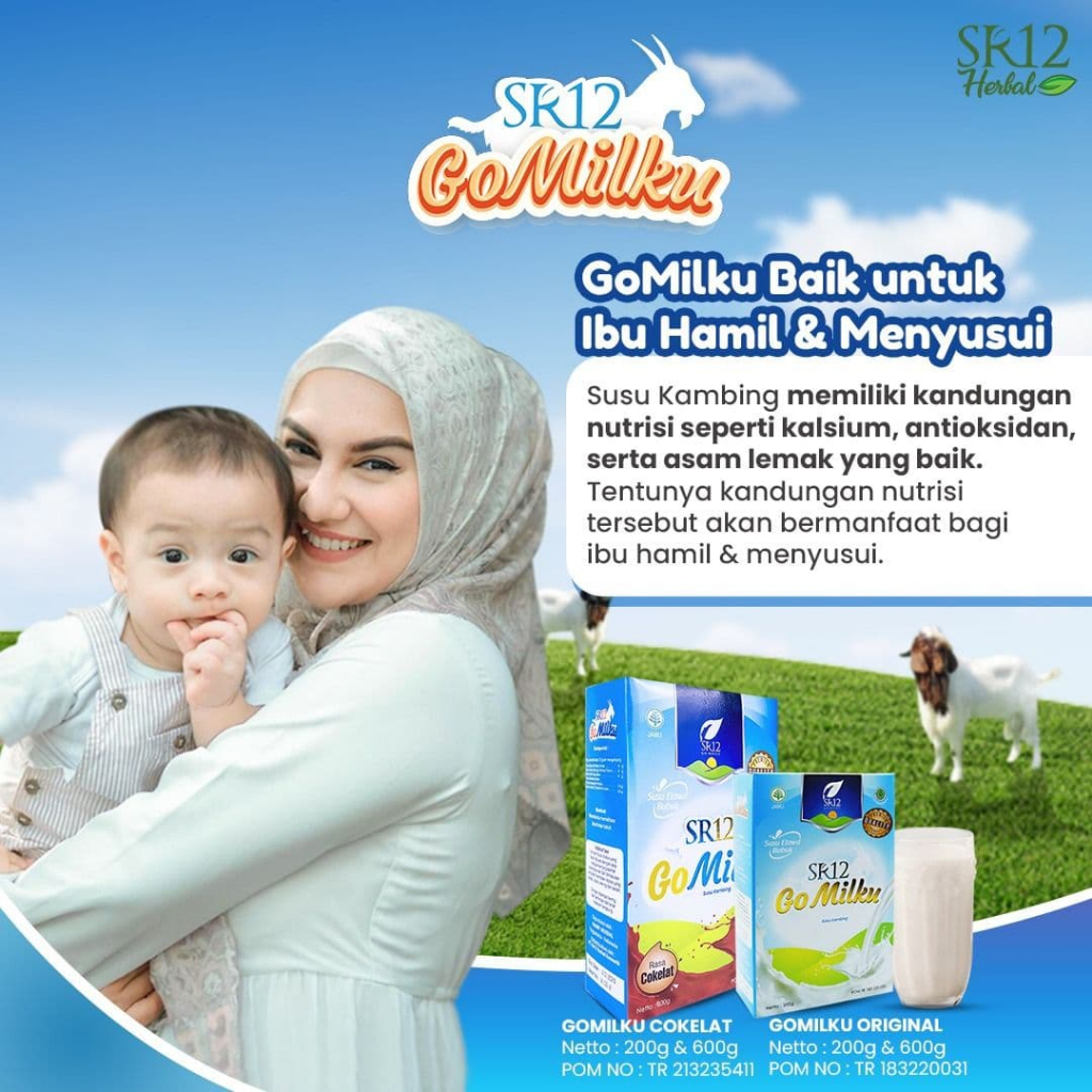 

Susu Ettawa Premium Gomilku SR12 Rasa Original dan Cokelat Kemasan 200gr dan 600gr