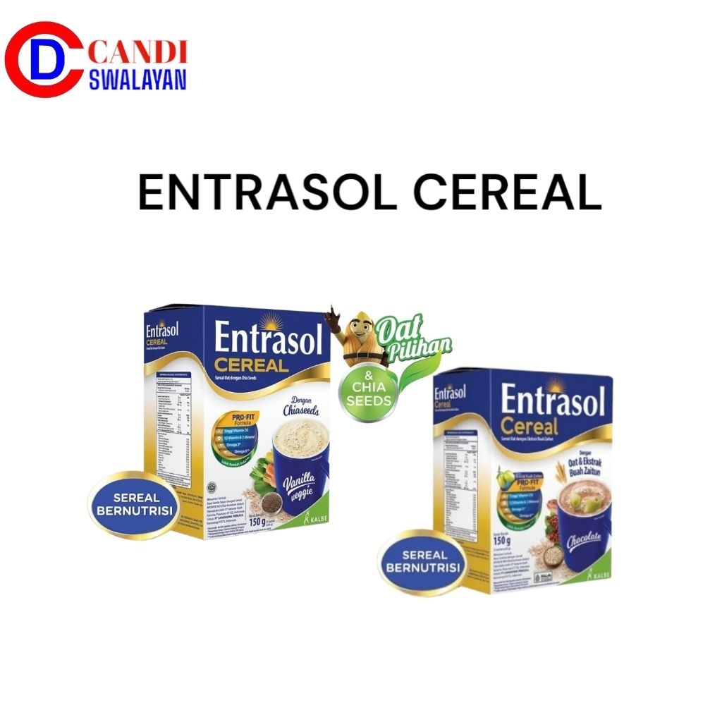 

ENTRASOL Cereal Oat 150gr ( 5saset @30gr )