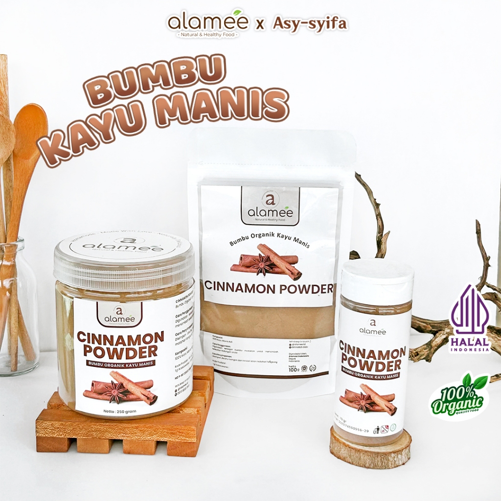 

Kayu Manis Bubuk Cinnamon Powder Kayumanis Rempah Rimpang Murni Tanpa Campuran Bumbu Organik 50 Gr