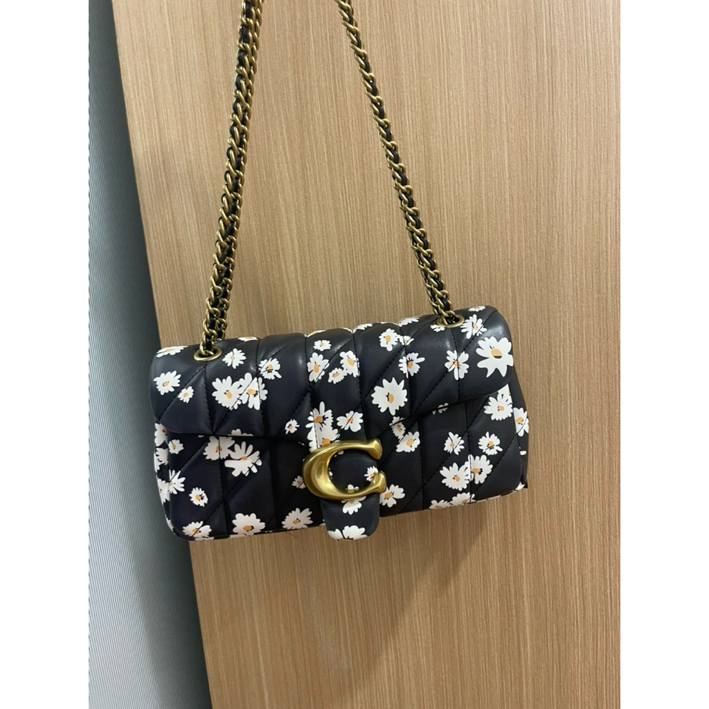 coach tabby pillow 26 floral flower daisy