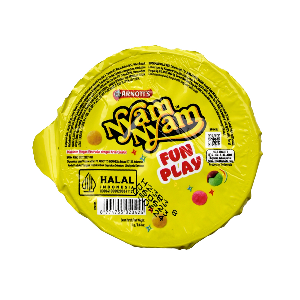 

NYAM NYAM FUNPLAY BUBBLE PUFF CHOCOLATE 11gr