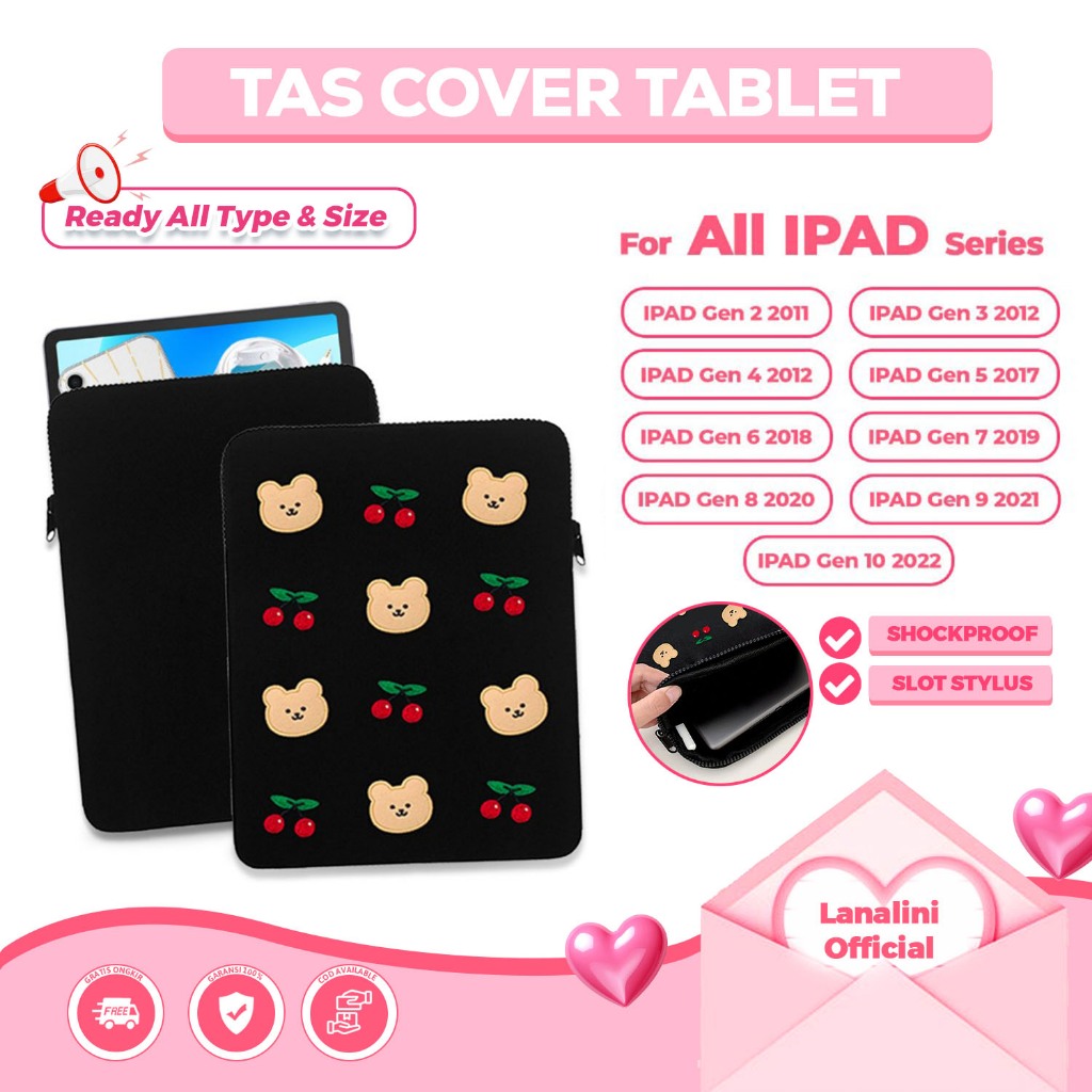 Sleeve Casing Soft iPad 11th 2025 9.7 10.2 10.9 inch 2 3 4 5 6 7 8 9 10 Gen 4th 3rd 2nd 9th 8th 7th 