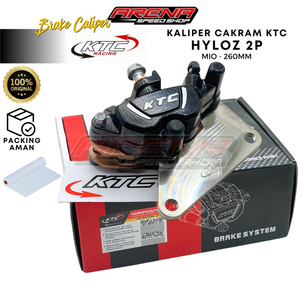 KTC Hyloz Caliper 2 Pot 260mm Mio - Kaliper 2 Piston Mio New Smile Z1 MX 260 mm Original KTC Hylos