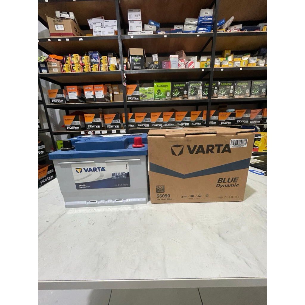 Aki Varta 56090 Din 60 Ah Ford Fiesta/Innova Reborn Bensin/Spin Bensin