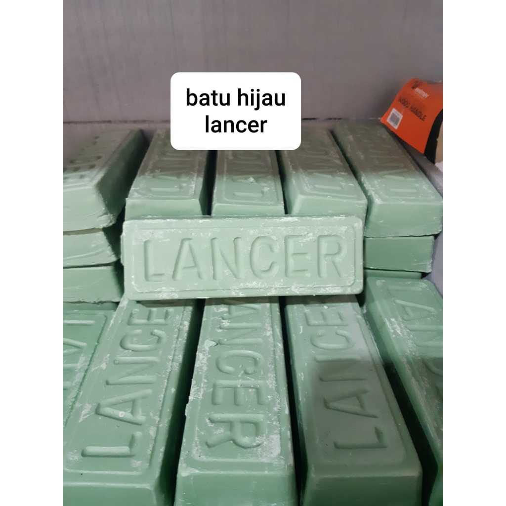 Batu Poles Hijau Lancer Buffing Compound