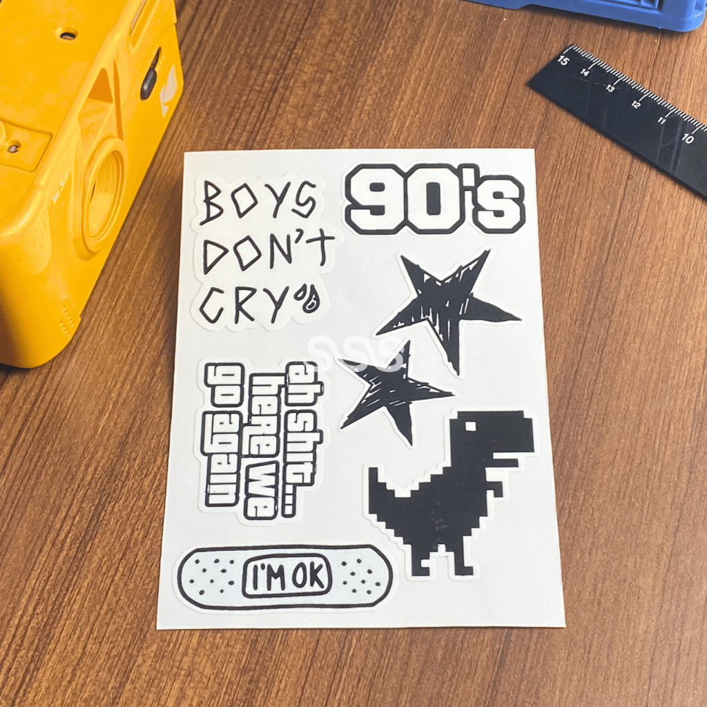 

STICKER BINTANG / AESTHETIC STICKER / STICKER DINO / SUNDAY STICKER STUFF