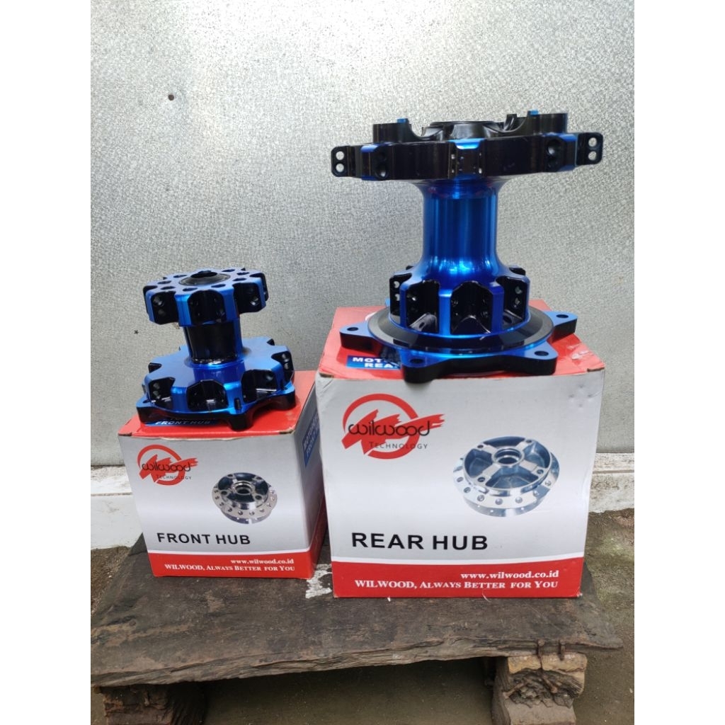 TROMOL CRF HOLE 36 BIRU HITAM WILWOOD DOBLE BEARING TROMOL CRF BLACK BLUE TWOTONE HOLE 36 WILOOD SET