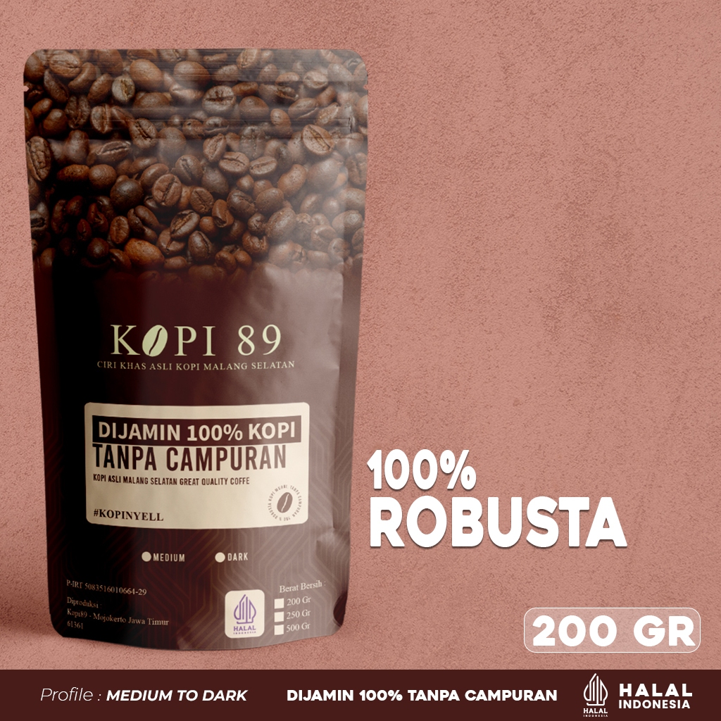 

KOPI BUBUK 200gr– 100% Tanpa Campuran Kopi 89