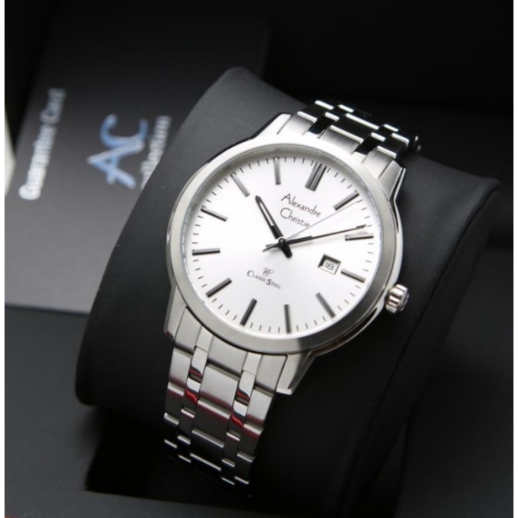 Jam tangan pria Alexandre Christie Ac 8657 rantai jam tangan pria Original