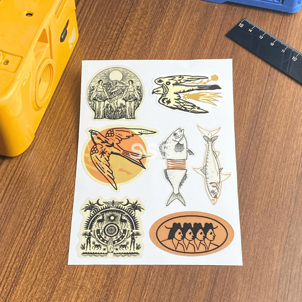 

STICKER VINTAGE / AESTHETIC STICKER / STICKER LAPTOP / SUNDAY STICKER STUFF