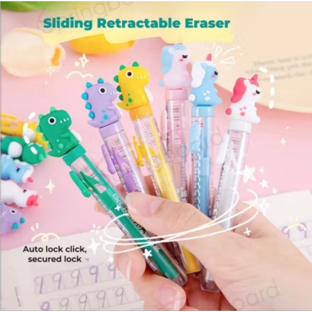 

HSS-PENCIL ERASER PEN/PENGHAPUS PENSIL MEKANIK/PENGHAPUS DORONG LUCU