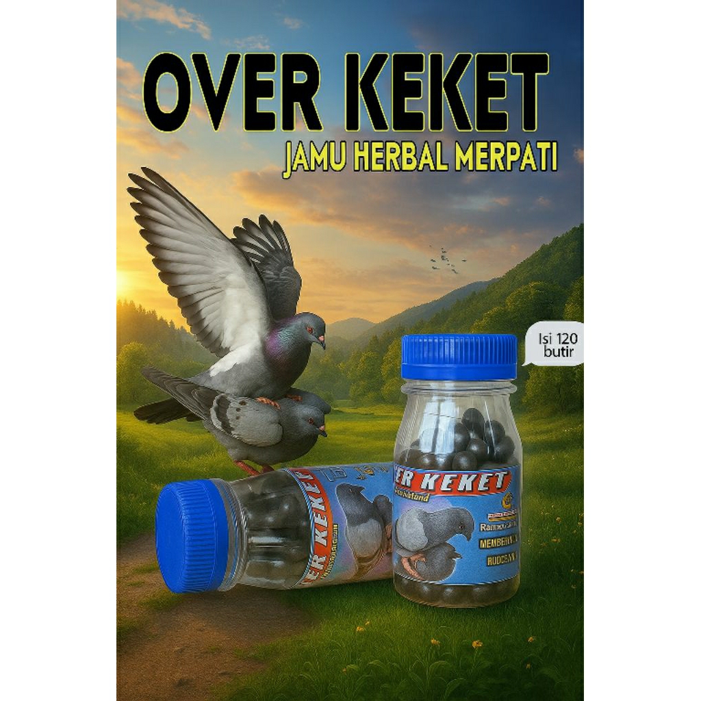 JAMU OVER KEKET ISI 50-120 Butir pil extrak gingseng teki pil rjb pil alus pil edan jamu herbal giri