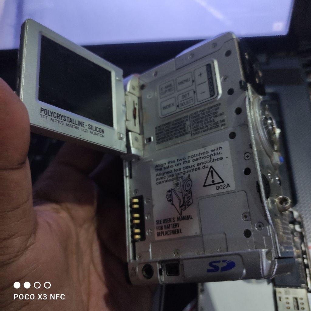 Handycam JVC Tipe GR-DVP1E Minus Cek Catatan Deskripsi