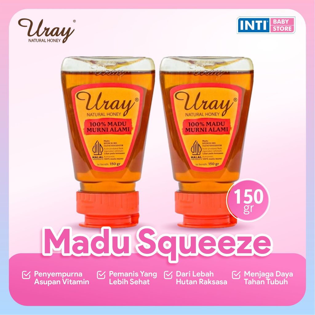 

Madu Uray - Madu Squeeze 150gr | Madu Murni Alami