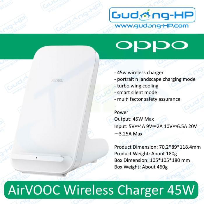 Oppo AirVOOC Wireless Charger 45W Garansi Resmi
