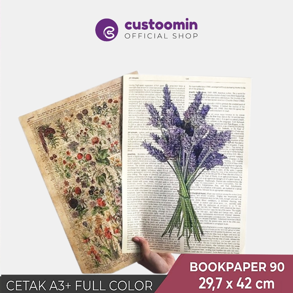 

Cetak A3 (29,7 x 42 cm) #Bookpaper 90 gsm - Cetak Full Color - Custom | Custoom.in