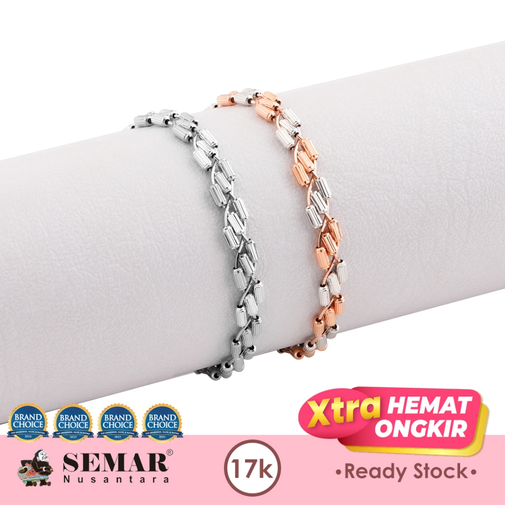 Gelang Emas Shining Verony Bracelet Gold 17K Semar Nusantara