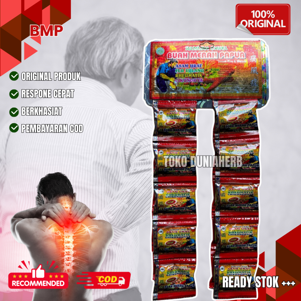 BMP Kapsul Original (Buah Merah Papua) Renceng 20 Sachet