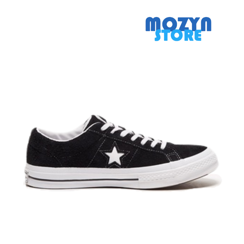 Sepatu Converse One Star Suede Low Black