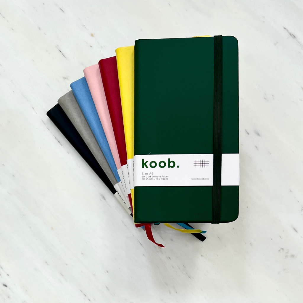 

A621 Koob. Hardcover Notebook A6+ Buku Tulis Kotak Grid Jurnal Diary