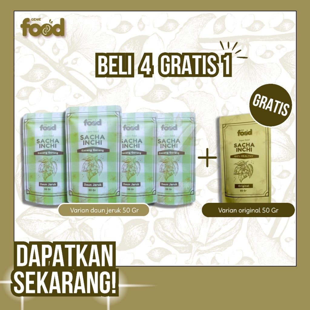 

Promo Bundling Kacang Sacha Inchi Premium – Superfood Lokal Bernutrisi Tinggi