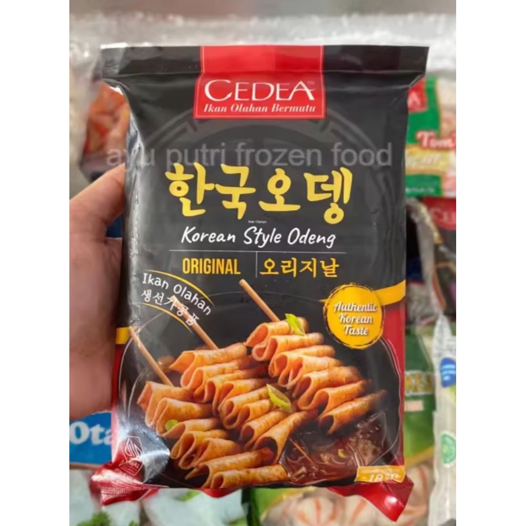 

Cedea Ikan Olahan Bermutu Odeng Original 480grm Zabir Frozen Food