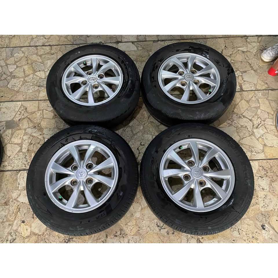 VELG MOBIL ORI STD AVANZA RING 14 LUBANG BAUT PCD 4X114 + BAN