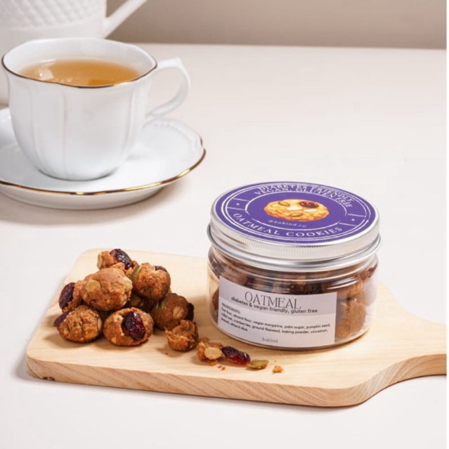 

OATMEAL COOKIES (Diabetes Friendly, Vegan, Gluten Free)