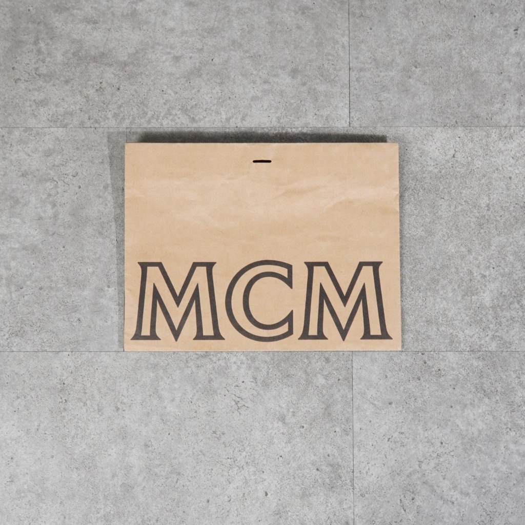 

Tas PAPER BAG MCM BLACK BROWN 100% ORIGINAL