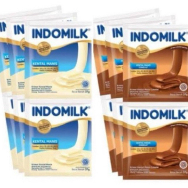 

Susu Kental Manis Indomilk Sachet Isi 6pcs
