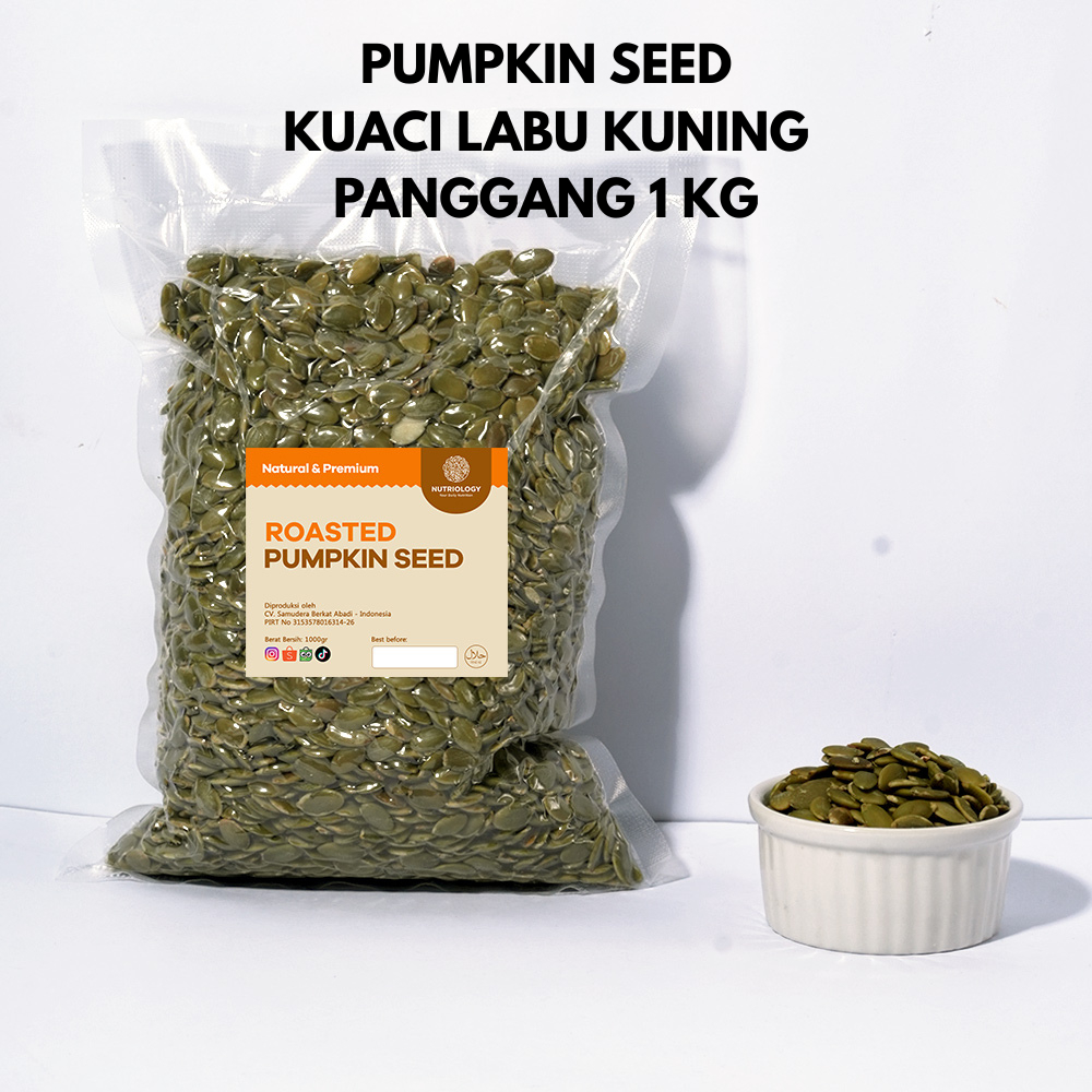 

Pumpkin Seed panggang 1 kg Kuaci Biji Labu roasted Natural Premium Alami Healthy Seed Superfood