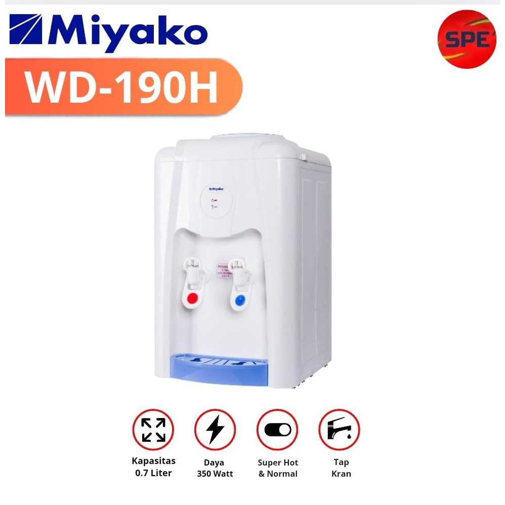 Dispenser Miyako WD-190H ( GARANSI RESMI MEDAN)