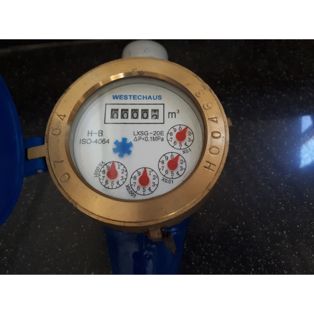 Meter Air SNI merek Barindo uk DN20 tipe LD210 (3/4" / 20mm)